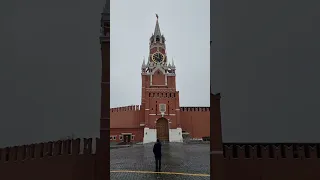 Red Square of the Kremlin 360. The chimes are striking. Бой курантов. Красная площадь 360.