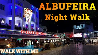 ALBUFEIRA ~ NIGHT WALK ~ Old Town #albufeira #nightlife