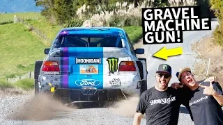 Ken Block Takes Mad Mike For a Ride in the Cossie V2! Rally Test Special