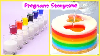 Rainbow Chocolate Storytime 💄My Boyfriend's Brother Got Me Pregnant 🍓Fancy Rainbow Cake Decorating