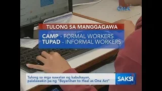 Saksi: Tulong sa mga nawalan ng kabuhayan, palalawakin pa ng "Bayanihan to Heal as One Act"