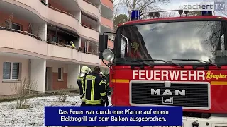 Feuer in Erkner