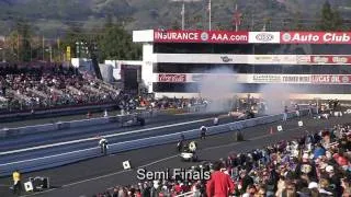 2011 NHRA Winternationals Top Fuel 1st Round thru Semis