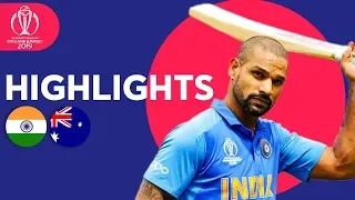 Dhawan Strikes Super Century! | India vs Australia - Match Highlights | ICC Cricket World Cup 2019