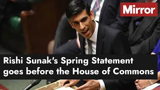 Live: Rishi Sunak's Spring Statement goes before the House of Commons