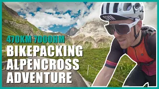 BEATING THE HEAT - A Bikepacking Adventure #1 | 4K | Roadbike Transalp to lake Garda