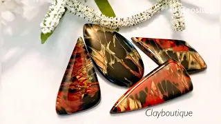 Polymer Clay Faux Pilbara (Australian Jasper)