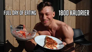 FULL DAY OF EATING MED 1800 KALORIER - HVOR MYE PENGER BRUKER JEG PÅ MAT HVER DAG?