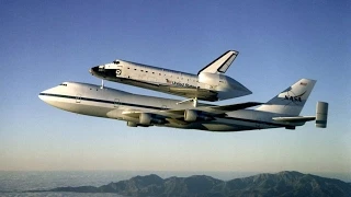 Space Shuttle.The Boeing 747 can carry the space Shuttle...