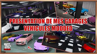 PRÉSENTATION DE MES GARAGES GTA5 ONLINE 1.67 PRÉSENTATION GARAGES VEHICULES MODDED / DON DE VÉHICULE