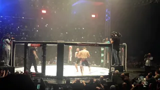 Brave 14 Tangier , Ottman Azaitar VS Daniel Kokkora لحظة فوز عثمان الزعيتر