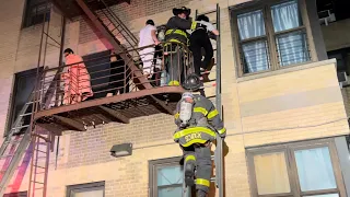 FDNY Bronx 10-75 Box 3523 Fire was on the 2nd Floor of a Multiple Dwelling