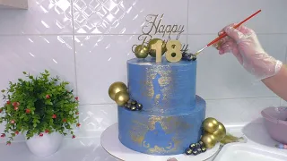 ТОРТ для сына Готовлю торт на день рождения сына Как собрать и украсить торт