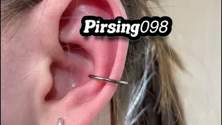 ❤️‍🔥piercing cum fast and beautiful   Прокол кончччч) не больно ) быстро и красиво 💐ear piercing