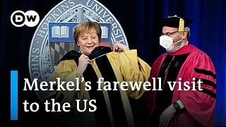 Angela Merkel receives Johns Hopkins 'Doctorate of Humane Letters' | DW News