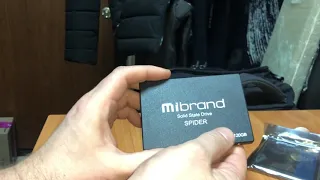 Распаковка Mibrand Spider 120GB 2.5" SATAIII 3D NAND TLC Bulk (MI2.5SSD/SP120GB) из Rozetka