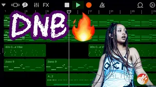 Making a DnB beat on GarageBand iOS 2022! (PinkPantheress)