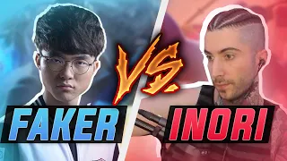 Worlds Champion Queue Game VS T1 FAKER | NA VS KR