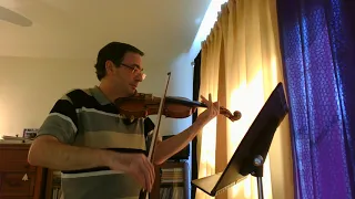 Solo in A-Minor for Violin, first movement (Stanley)