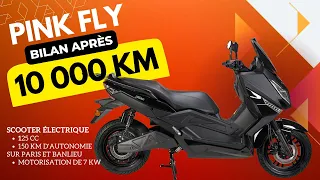 🛵 BILAN après 10 000 km en Maxi SCOOTER ELECTRIQUE 100% ROUTIER PINK FLY 125 CC de @pinkmobility !!!