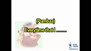 Hakuna Matata (Karaoke Instrumental) w/ Lyrics