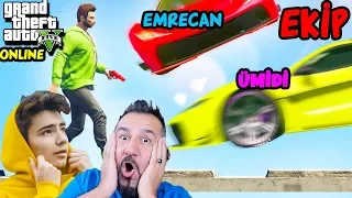 EKİP TAM KADRO YENİDEN! KOŞUCULAR VS ARABALAR! | FURKANYAMAN-EMRECAN-ÜMİDİ EKİPLE GTA 5 ONLINE