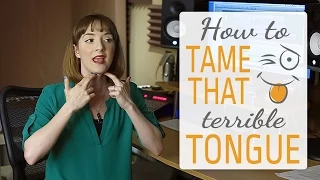 Singing exercises to release tongue tension - Tame that terrible tongue