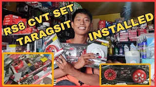 RS8 TARAGSIT CVT SET INSTALLED I HONDA BEAT FI V3 I Malakas na Pangilid