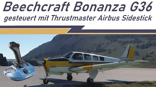 Beechcraft Bonanza G36 | Thrustmaster Airbus Edition Sidestick | MSFS 2020