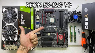 intel XEON E3-1231 V3 msi Z97 Gaming 3 GTX970 Gaming PC Build