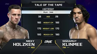 Nieky Holzken vs. Sinsamut Klinmee  | ONE Championship Full Fight