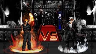 [KOF Mugen] Nuclear Ralf Vs Dark God Rugal