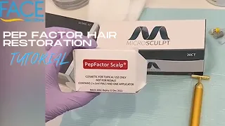 PepFactor Hair Regrowth Treatment Demonstration