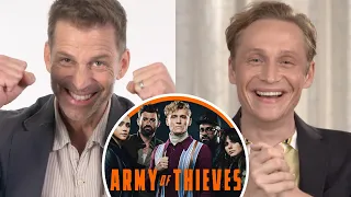 ARMY OF THIEVES Interview | Zack Snyder and Matthias Schweighofer Talk Prequel and...300 Musical?!