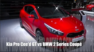 Kia Pro Cee'd GT 2015 vs BMW 2 Series Coupé 2015