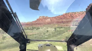 AH64D Canyon Flying