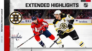 Boston Bruins vs Washington Capitals Jan 10, 2022 HIGHLIGHTS