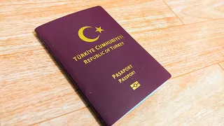 Türkiye Passport Unboxing