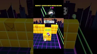 Epic Respect Moment at Block Dash Endless in High Wave until Make New World Record 😱 Respect +999999