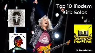 TOP 10 Modern KIRK HAMMETT Solos on METALLICA