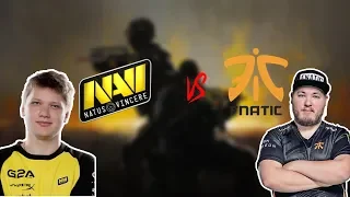 NaVi vs Fnatic (Overpass/map1) Highlights - ESL One Cologne 2018 Quarterfinal