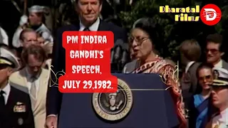 Prime Minister Indira Gandhi's Speech on July 29,1982