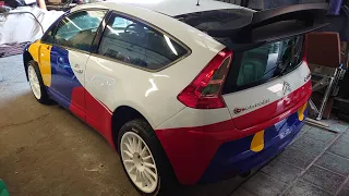 C4 wrc re-creation paintwork all painted with graphics NOT WRAPPED #wrc #c4 #rally #racing #replica