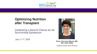 Optimizing Nutrition after Transplant 2020