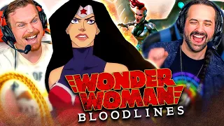 WONDER WOMAN: BLOODLINES (2019) MOVIE REACTION! FIRST TIME WATCHING!! DC Animated (DCAMU)