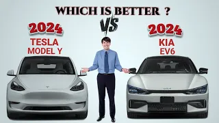 2023 Tesla Model Y vs 2024 Kia EV6 GT | Tesla vs KIA | Which is better