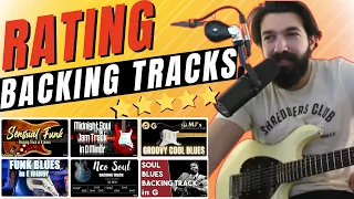 Rating Guitar Backing Tracks On YouTube [LiveStream]