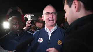 UAW members begin strike of Big Three automakers at Ford Michigan Assembly Plant