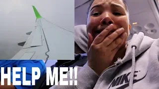 MY FIRST TIME FLYING ON A PLANE! (Reaction) **MY STOMACHE COULDN'T HANDLE IT**😭😫