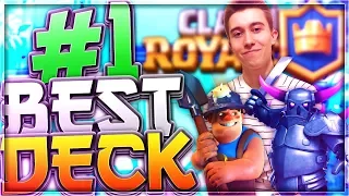 #1 BEST DECK!! Live 12 Win Pro Gameplay | Pekka Miner Control Deck — Clash Royale